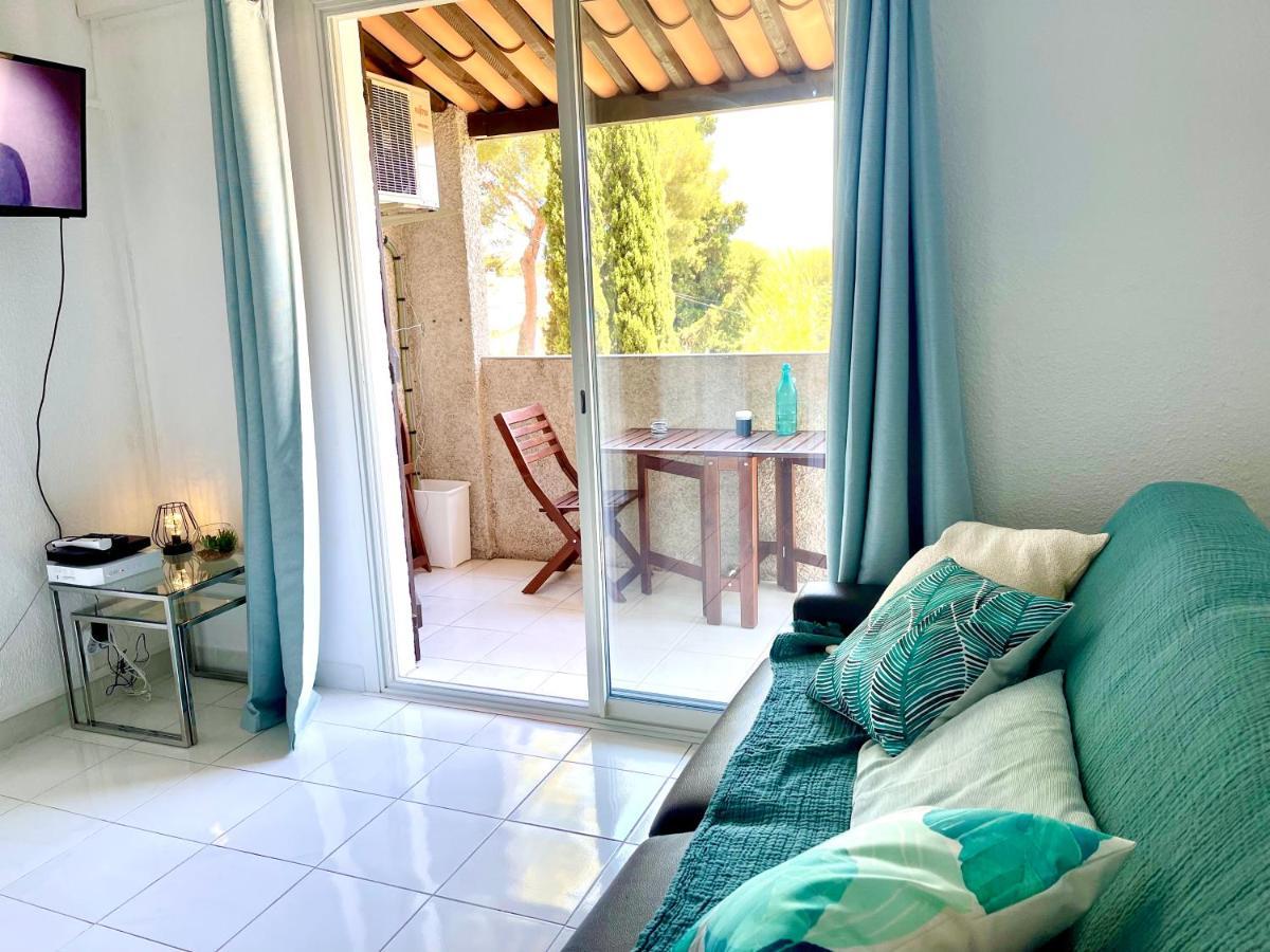 Magnifique Studio Vue Mer A 5 Minutes De La Plage Saint-Cyr-sur-Mer Dış mekan fotoğraf