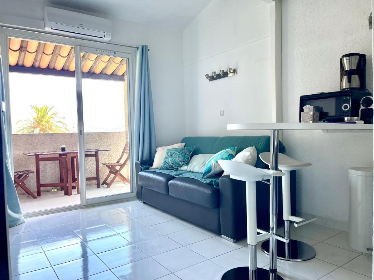 Magnifique Studio Vue Mer A 5 Minutes De La Plage Saint-Cyr-sur-Mer Dış mekan fotoğraf